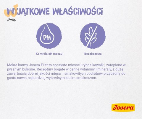 JOSERA Filet kurczak z cielęciną - mokra karma dla kota - 70 g JOSERA Filet kurczak z cielęciną - mokra karma dla kota - 70 g