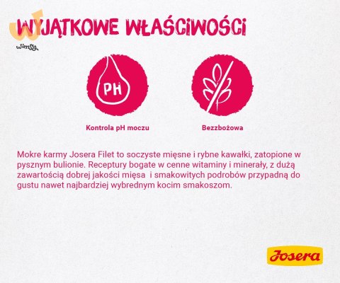 JOSERA Filet kurczak z wołowiną - mokra karma dla kota - 70 g JOSERA Filet kurczak z wołowiną - mokra karma dla kota - 70 g