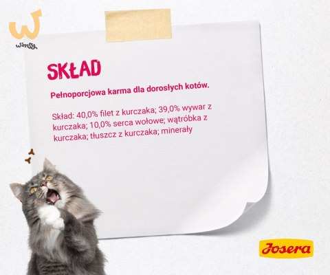 JOSERA Filet kurczak z wołowiną - mokra karma dla kota - 70 g JOSERA Filet kurczak z wołowiną - mokra karma dla kota - 70 g