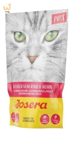 JOSERA Pate gulasz kurczak z wołowiną - mokra karma dla kota - 85 g