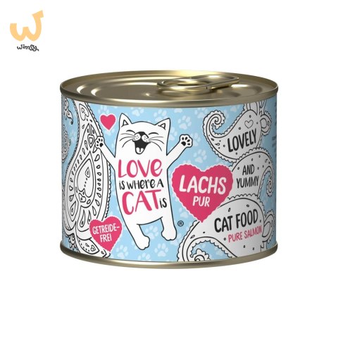 Love is where a cat is® z czystym łososiem 190g Love is where a cat is® z czystym łososiem 190g