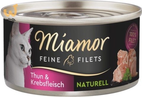 MIAMOR Feine Filets Naturelle tuńczyk i krab 80g MIAMOR Feine Filets Naturelle tuńczyk i krab 80g