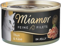 MIAMOR Feine Filets - filety mięsne smak: tuńczyk z serem 100g