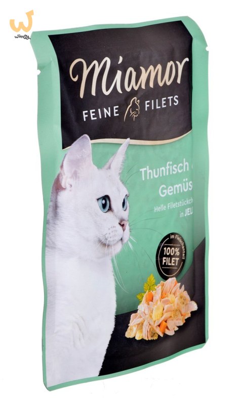 MIAMOR Feine Filets tuńczyk z warzywami - saszetka 100g MIAMOR Feine Filets tuńczyk z warzywami - saszetka 100g