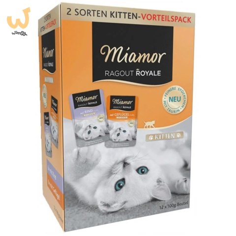 MIAMOR Ragout Royale Kitten mix w galaretce 12x100g MIAMOR Ragout Royale Kitten mix w galaretce 12x100g