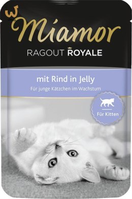 MIAMOR Ragout Royale Kitten smak: wołowina - saszetka 100g