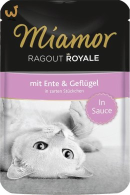 MIAMOR Ragout Royale smak: kaczka z drobiem w sosie - saszetka 100g