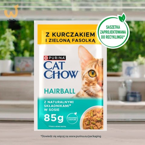 PURINA CAT CHOW Hairball Kurczak 85g PURINA CAT CHOW Hairball Kurczak 85g