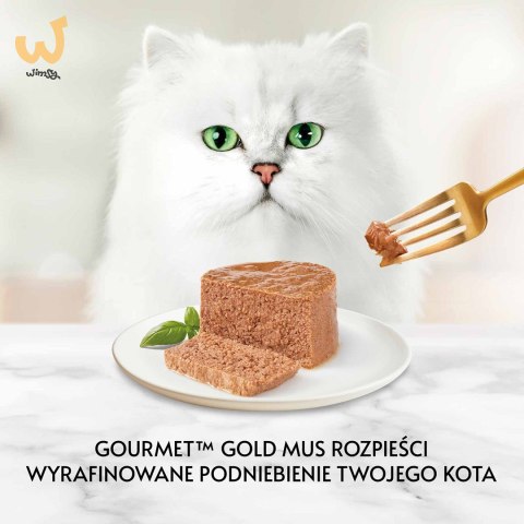 PURINA Gourmet Gold Mus z indykiem - mokra karma dla kota - 85 g PURINA Gourmet Gold Mus z indykiem - mokra karma dla kota - 85 g