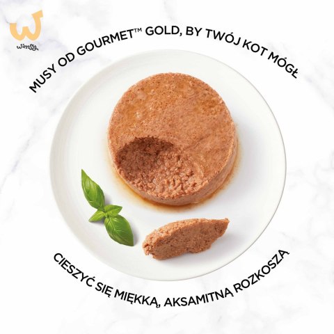 PURINA Gourmet Gold Mus z indykiem - mokra karma dla kota - 85 g PURINA Gourmet Gold Mus z indykiem - mokra karma dla kota - 85 g