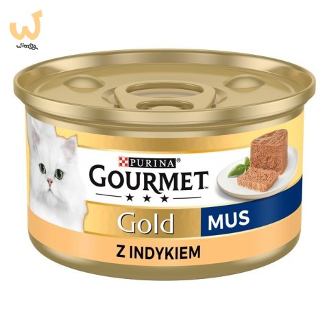 PURINA Gourmet Gold Mus z indykiem - mokra karma dla kota - 85 g PURINA Gourmet Gold Mus z indykiem - mokra karma dla kota - 85 g
