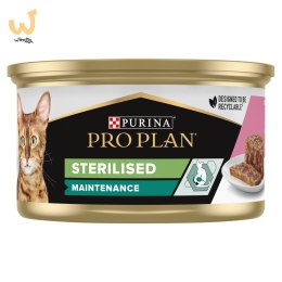PURINA PRO PLAN STERILISED Łosoś i Tuńczyk 85g