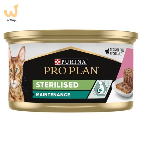 PURINA PRO PLAN STERILISED Łosoś i Tuńczyk 85g PURINA PRO PLAN STERILISED Łosoś i Tuńczyk 85g