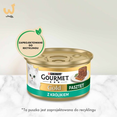 Purina Gourmet Gold królik - mokra karma dla kota - 85 g Purina Gourmet Gold królik - mokra karma dla kota - 85 g