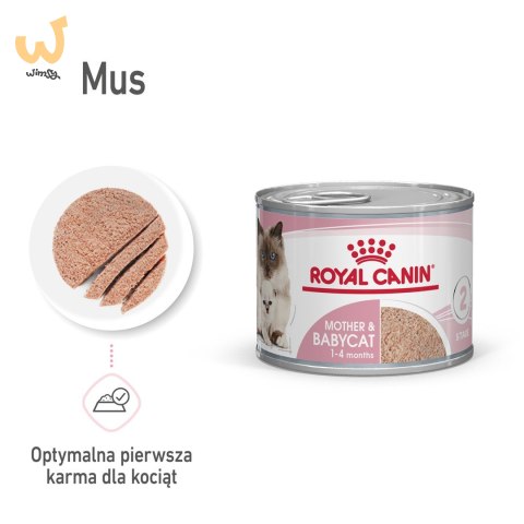 ROYAL CANIN FHN Babycat Instinctive Feline mus - mokra karma dla kociąt - puszka - 195 g ROYAL CANIN FHN Babycat Instinctive Feline mus - mokra karma dla kociąt - puszka - 195 g