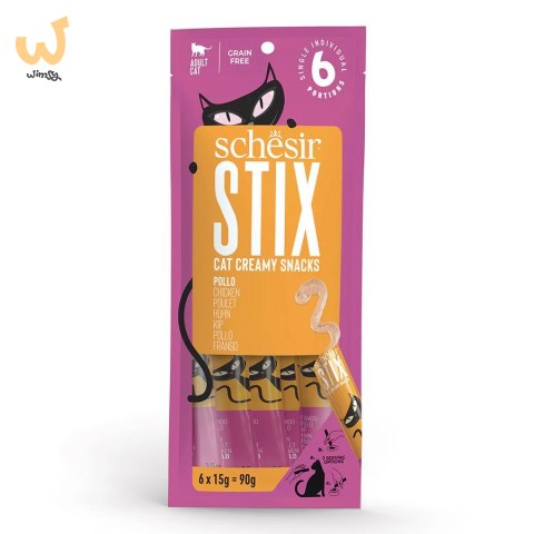 SCHESIR STIX TREATS Kurczak 6x15g SCHESIR STIX TREATS Kurczak 6x15g