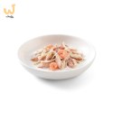 SCHESIR dla kotów Single Dish Tuńczyk z Kurczakiem i Krewetkami 50g