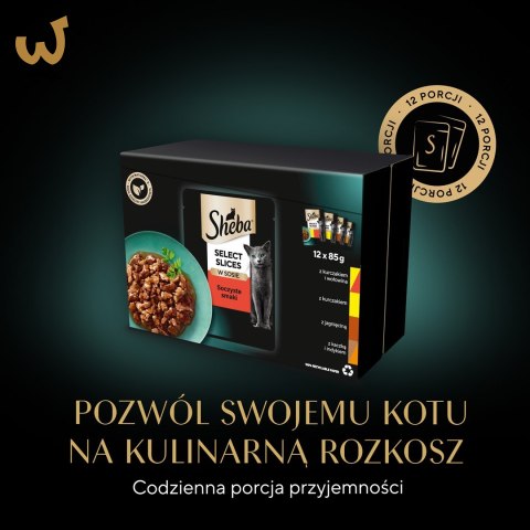 SHEBA Selection in Sauce Soczyste Smaki SHEBA Selection in Sauce Soczyste Smaki