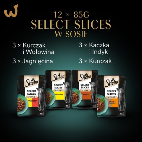 SHEBA Selection in Sauce Soczyste Smaki SHEBA Selection in Sauce Soczyste Smaki