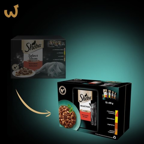 SHEBA Selection in Sauce Soczyste Smaki SHEBA Selection in Sauce Soczyste Smaki