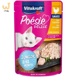 VITAKRAFT POESIE DELICE JUNIOR kurczak dla kota 85g