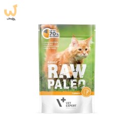 VetExpert Raw Paleo adult cat - Indyk saszetka 100g