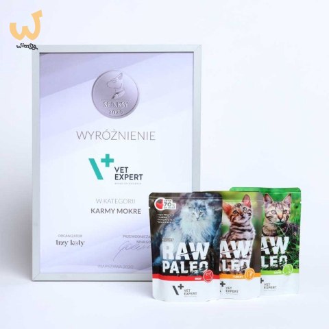 VetExpert Raw Paleo sterilised Indyk saszetka 100g VetExpert Raw Paleo sterilised Indyk saszetka 100g