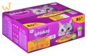 WHISKAS Drobiowa uczta w galaretce - mokra karma dla kota - 80x85 g