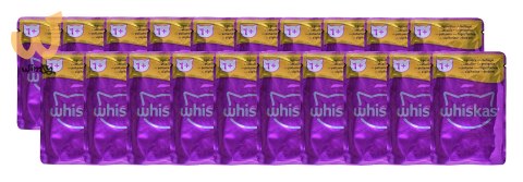 WHISKAS Klasyczne posiłki w sosie - mokra karma dla kota - 80x85 g WHISKAS Klasyczne posiłki w sosie - mokra karma dla kota - 80x85 g