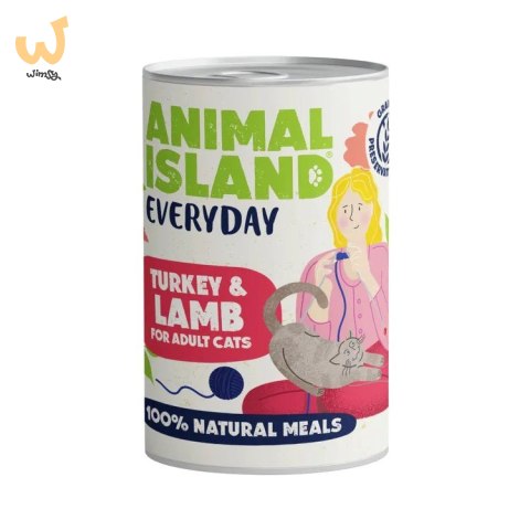 ANIMAL ISLAND Indyk i jagnięcina - Karma mokra dla kotów - 400g ANIMAL ISLAND Indyk i jagnięcina - Karma mokra dla kotów - 400g