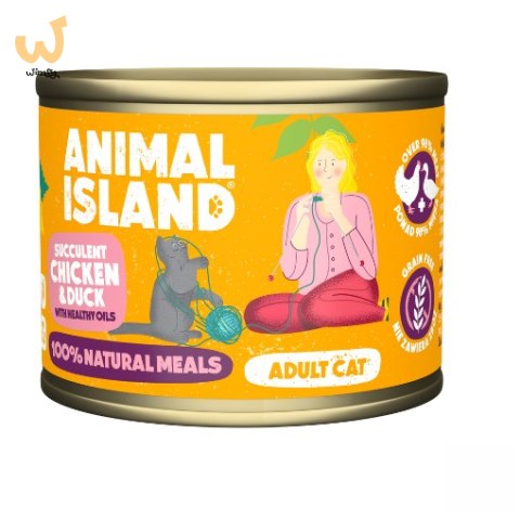 Animal Island Kurczak Kaczka mokra karma kot 200g Animal Island Kurczak Kaczka mokra karma kot 200g