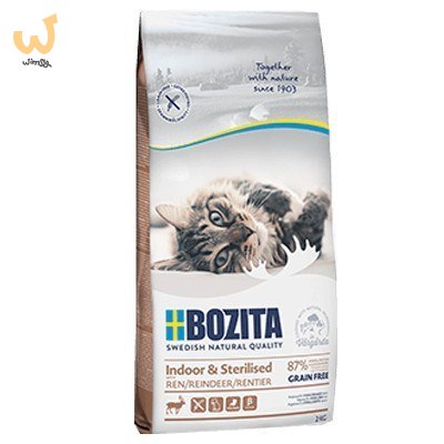 BOZITA Indoor & Sterilised Grain free Reindeer - sucha karma dla kotów wysterylizowanych - 2kg BOZITA Indoor & Sterilised Grain free Reindeer - sucha karma dla kotów wysterylizowanych - 2kg