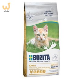 BOZITA Kitten Grain free Chicken - sucha karma dla kociąt - 2kg