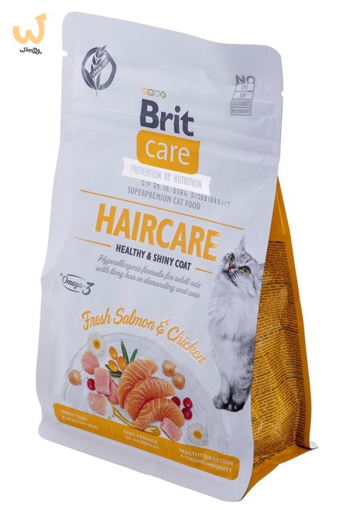 BRIT Care Grain-Free Adult Haircare Healthy&Shiny Coat - sucha karma dla kota - 400 g BRIT Care Grain-Free Adult Haircare Healthy&Shiny Coat - sucha karma dla kota - 400 g