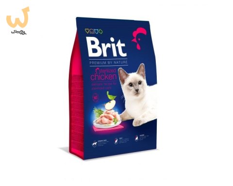 BRIT Dry Premium By Nature Sterilized z kurczakiem - sucha karma dla kotów - 1,5 kg BRIT Dry Premium By Nature Sterilized z kurczakiem - sucha karma dla kotów - 1,5 kg