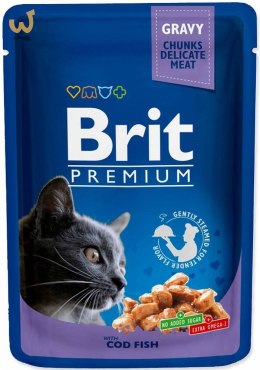 BRIT Premium Cat Cod Fish - mokra karma dla kota - 100 g