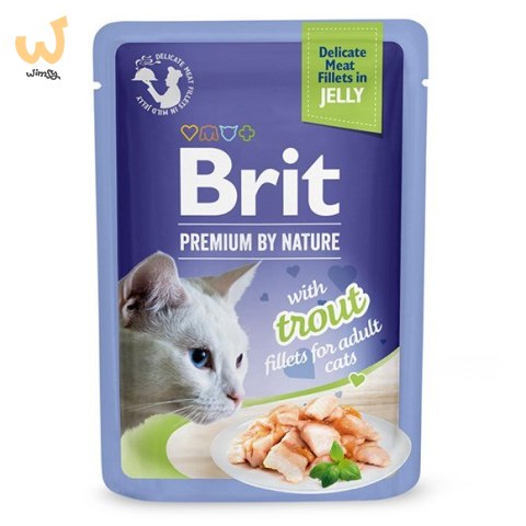 BRIT Premium Trout Fillets in Jelly - mokra karma dla kota - 85 g BRIT Premium Trout Fillets in Jelly - mokra karma dla kota - 85 g