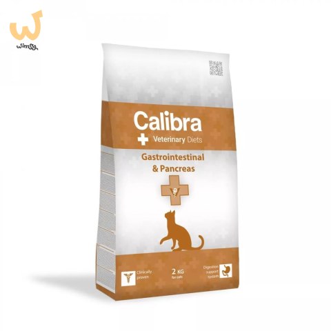 CALIBRA Veterinary Diets Gastro/Pancreas - karma dla kota - 2 kg CALIBRA Veterinary Diets Gastro/Pancreas - karma dla kota - 2 kg