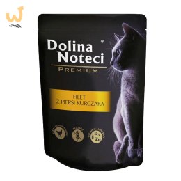 DOLINA NOTECI Premium Filet z piersi kurczaka - mokra karma dla kota - 85 g
