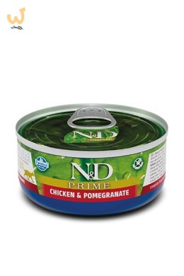 FARMINA N&D Prime Chicken & Pomegranate Adult - mokra karma dla kota - 70 g