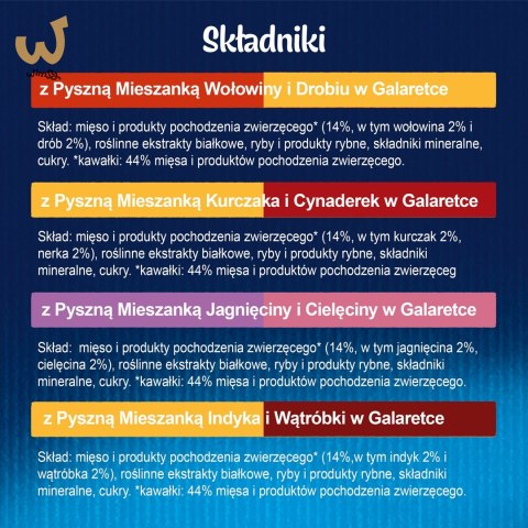 FELIX Fantastic Duo Mięso - mokra karma dla kota - 4x85g FELIX Fantastic Duo Mięso - mokra karma dla kota - 4x85g