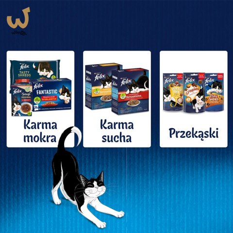 FELIX Fantastic Duo Mięso - mokra karma dla kota - 4x85g FELIX Fantastic Duo Mięso - mokra karma dla kota - 4x85g