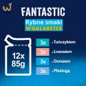 FELIX Fantastic Ryba - mokra karma dla kota - 12x85g