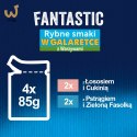 FELIX Fantastic Ryba z warzywami - mokra karma dla kota - 4x85g