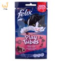 FELIX Play Tubes Indyk, Szynka - przysmak dla kota - 50 g