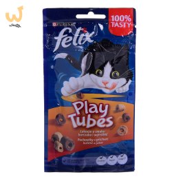 FELIX Play Tubes Kurczak, Wątróbka - przysmak dla kota - 50 g