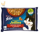 FELIX Sensations wołowina, kurczak - mokra karma dla kota - 4x 85g