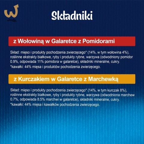 FELIX Sensations wołowina, kurczak - mokra karma dla kota - 4x 85g FELIX Sensations wołowina, kurczak - mokra karma dla kota - 4x 85g