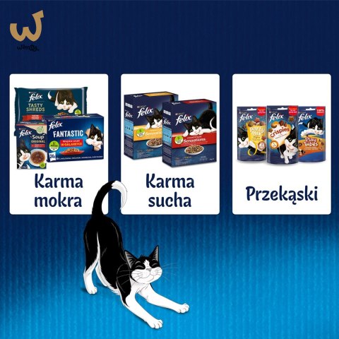 FELIX Sensations wołowina, kurczak - mokra karma dla kota - 4x 85g FELIX Sensations wołowina, kurczak - mokra karma dla kota - 4x 85g
