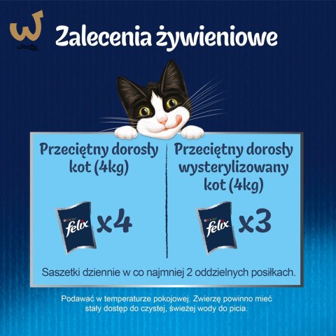 FELIX Sensations wołowina, kurczak - mokra karma dla kota - 4x 85g FELIX Sensations wołowina, kurczak - mokra karma dla kota - 4x 85g